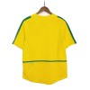 Maillot de Supporter Brésil 2002-2003 Domicile Retro Pour Homme